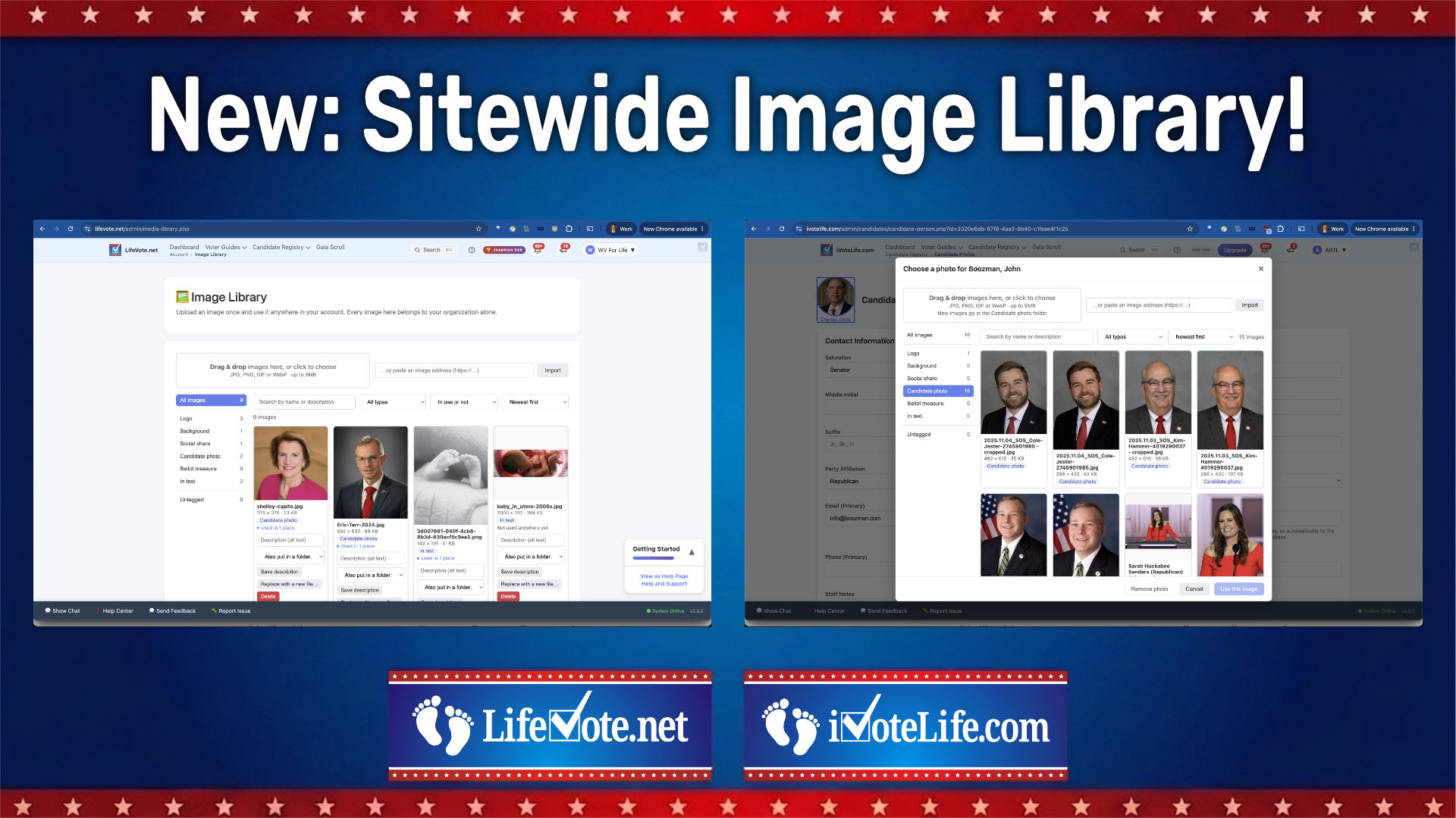 New Image Library - images now live in one place